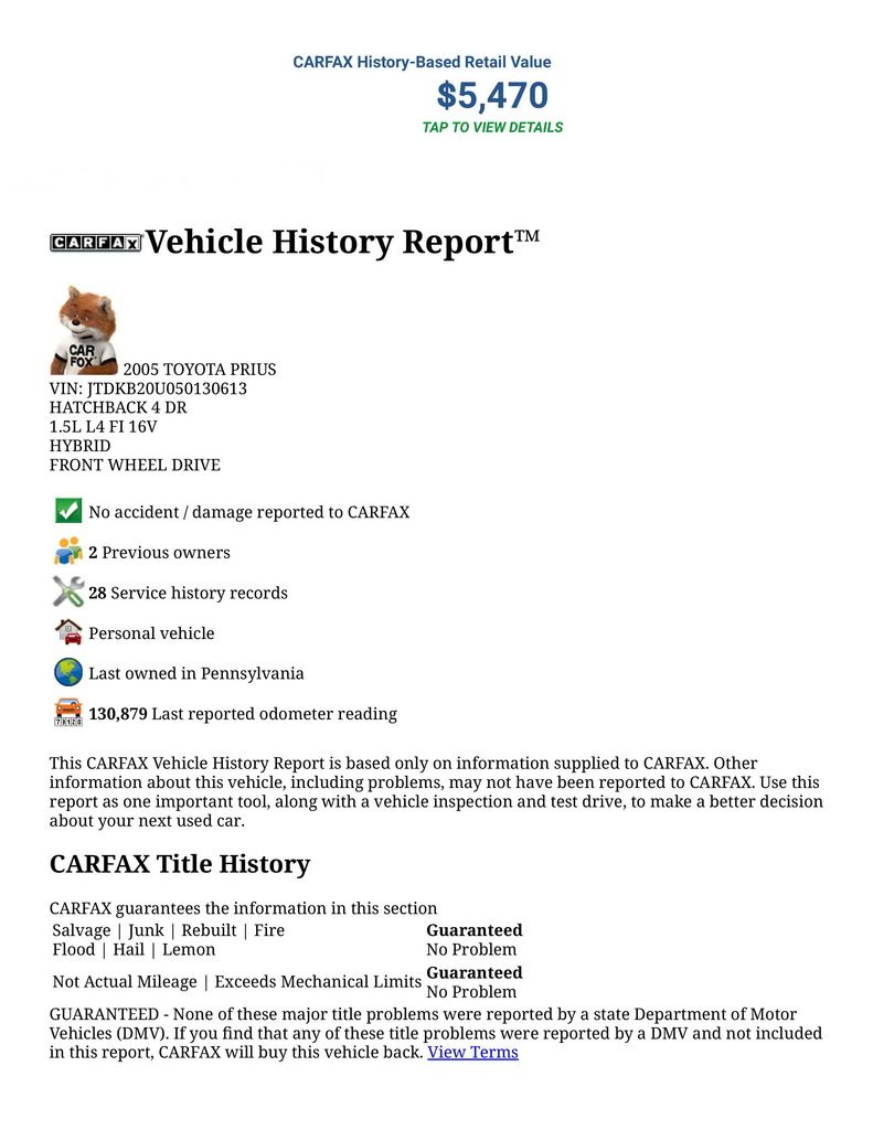  photo CARFAX Vehicle History Report for this 2005 TOYOTA PRIUS_ JTDKB20U050130613-page-001_zpslzpwardh.jpg