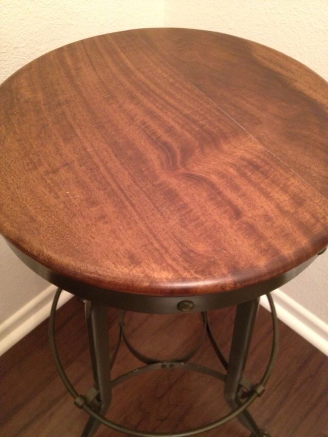 TOLEDO VINTAGE DRAFTING METAL BAR STOOL INDUSTRIAL MACHINE RESTORATION