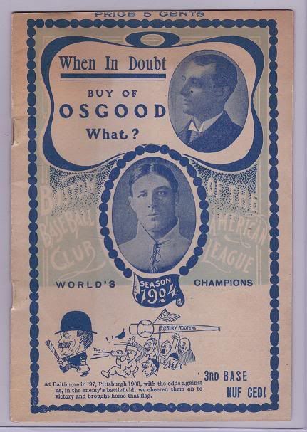 1904 scorecard