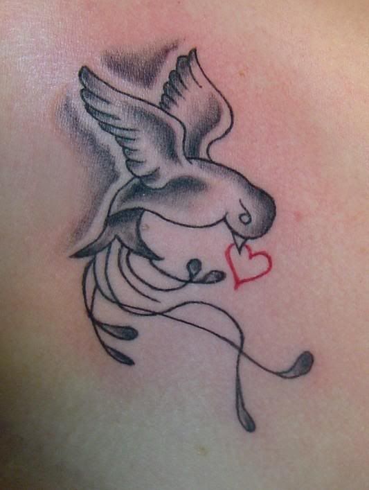 Sweet Tattoos With Bird Tattoos Sweet Tattoos With Bird Tattoo Picture 1