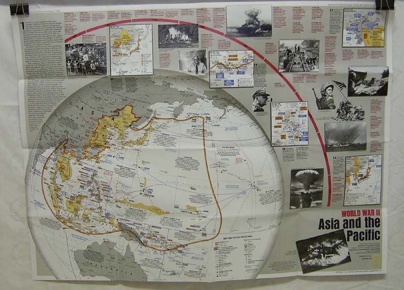 World War 2: Asia and the Pacific - December 1991 (27"x20")