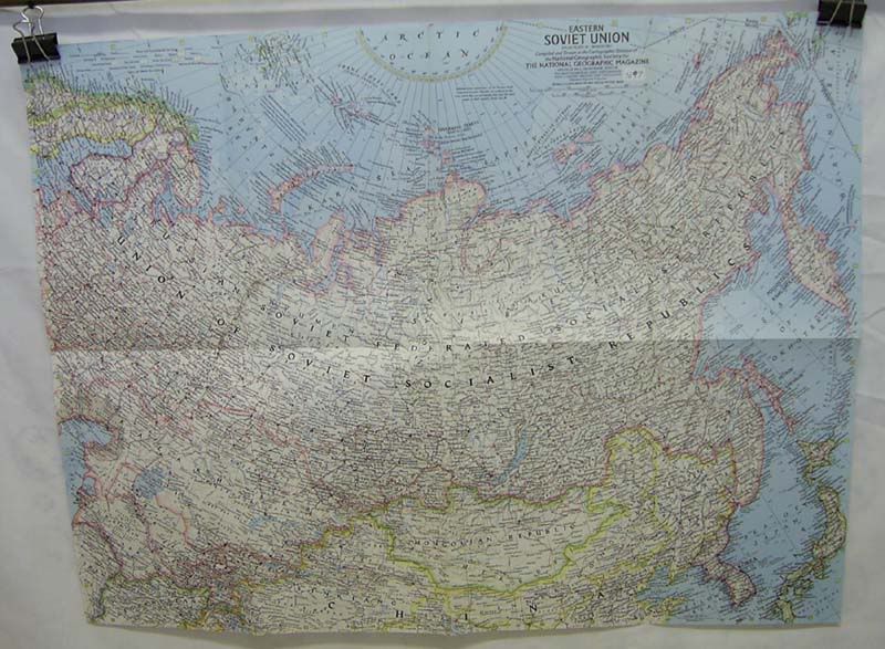 physical map of ussr. Eastern Soviet Union - March