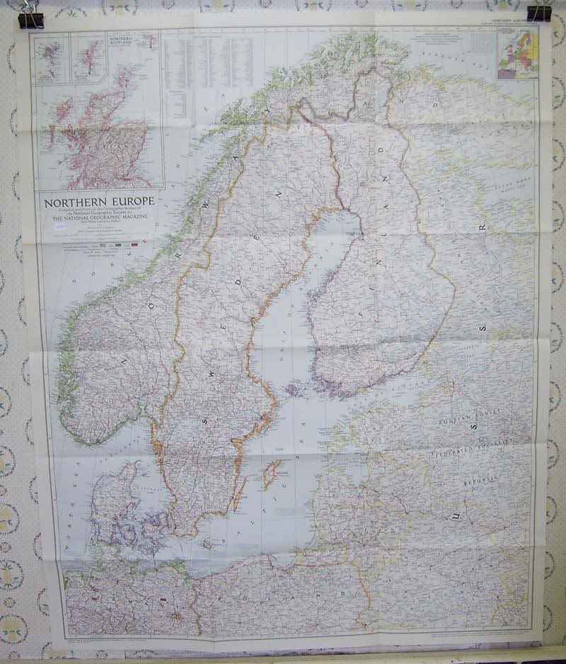 physical map of ussr. political map of Northern