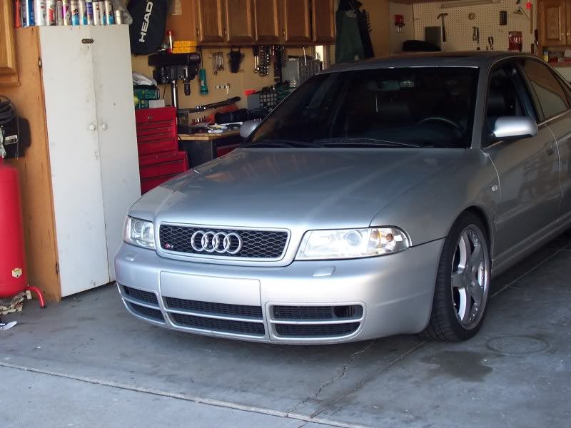 For Sale 2002 B5 S4 Front Bumper (grills, filler plate, and headlight washers included!)