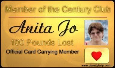 My Century Card - 100 Pounds Lost