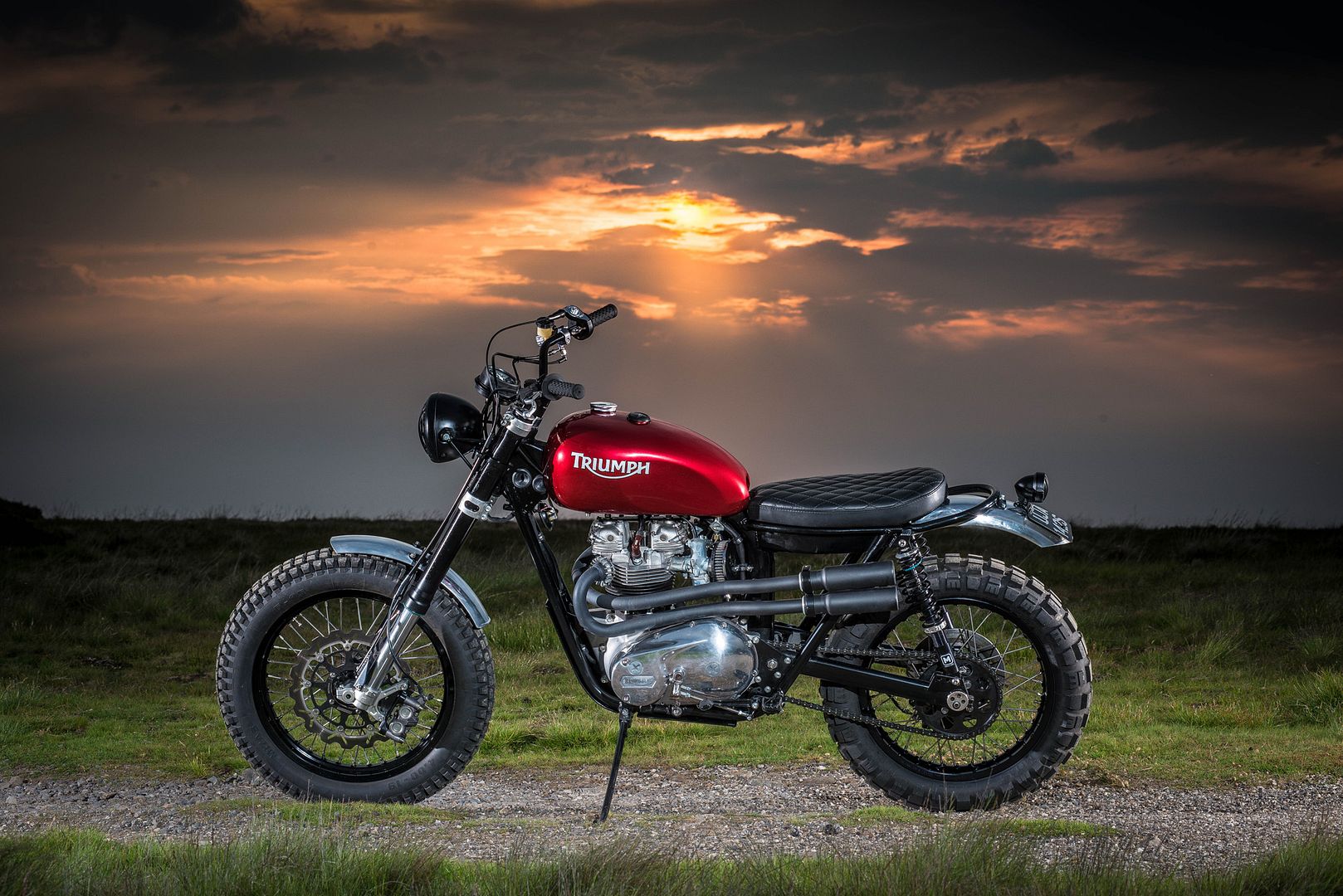 triumph t140 scrambler