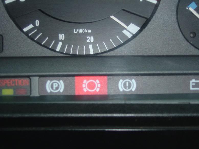 e36 dashboard lights