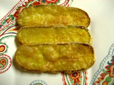 Tempura fried pickle recipe