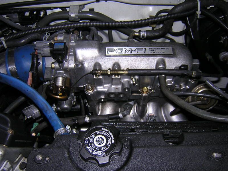 Egr valve cleaning honda prelude #4