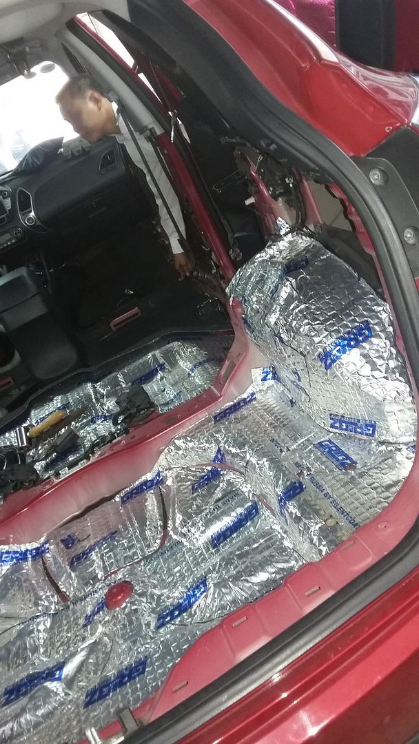 Dán cách âm chống ồn triệt để xe honda crv 2015 cam kết an toàn - 3