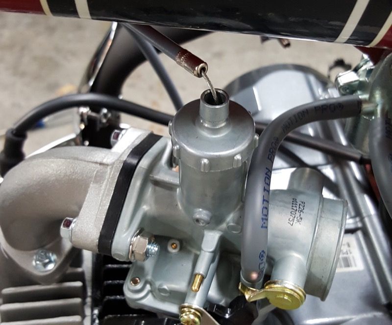 CT70 Lifan 125 Throttle Cable