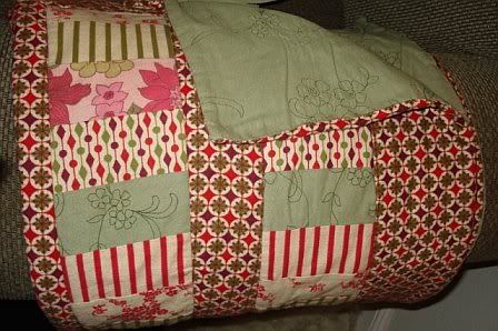 pink quilt