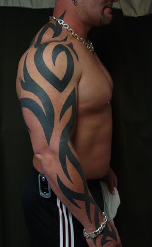  Tribal Sleeve Tattoo Pictures Images and Photos 
