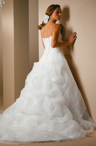 Organza bridal gowns the special fabric for wedding fashion