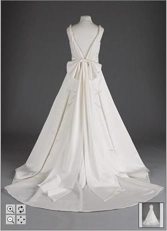 Traditional Irish Blessing and Oleg Cassini Satin Aline gown with twist