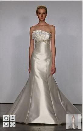 platinum wedding dress