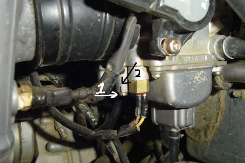 Honda rincon idle screw #1