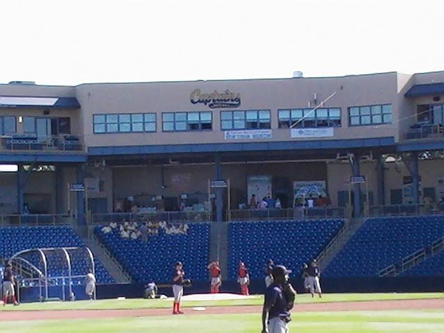 A view from mid-center field