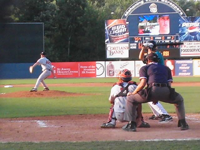 Matt Brown at the plate