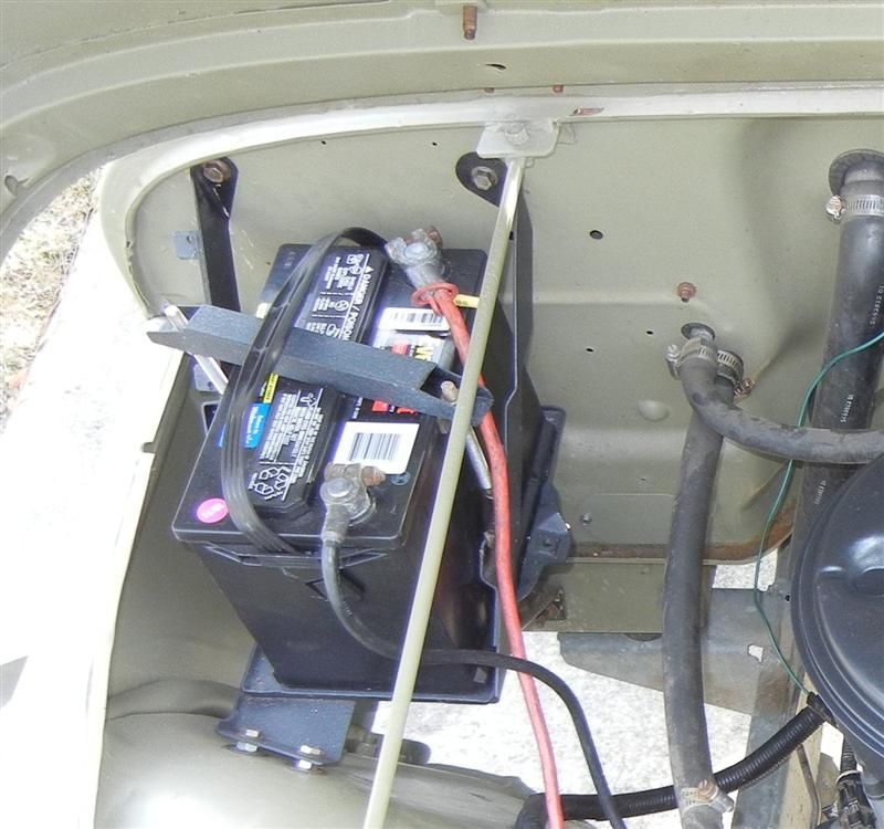 1986 Jeep CJ7 Battery Hold down help needed