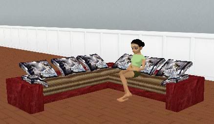 couch with sitting poses