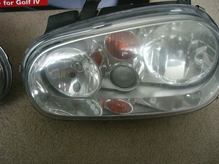 FS MKIV Headlights w/fogs and 4 New H7 bulbs VW Vortex Volkswagen