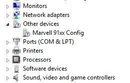 Marvell 91xx config ata Devise driver issue win 8 pro