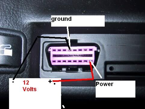 Honda odyssey obd port #1