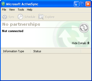 Activesync for Windows XP and below