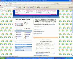 Default Myspace Layouts