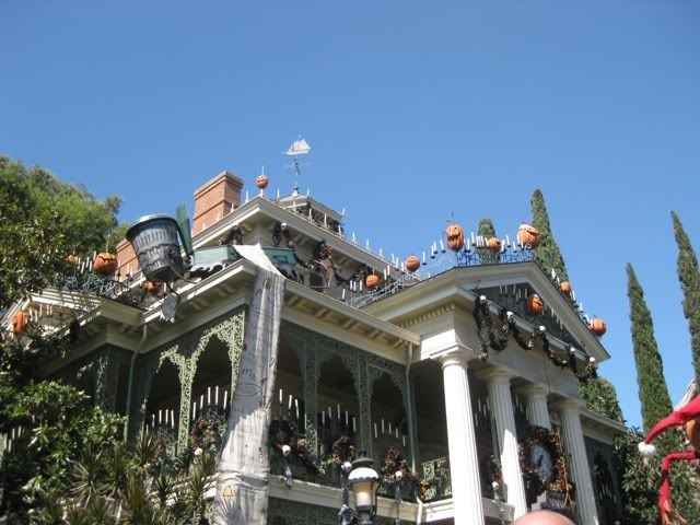  is the Nightmare Before Christmas overlay on the Haunted Mansion.