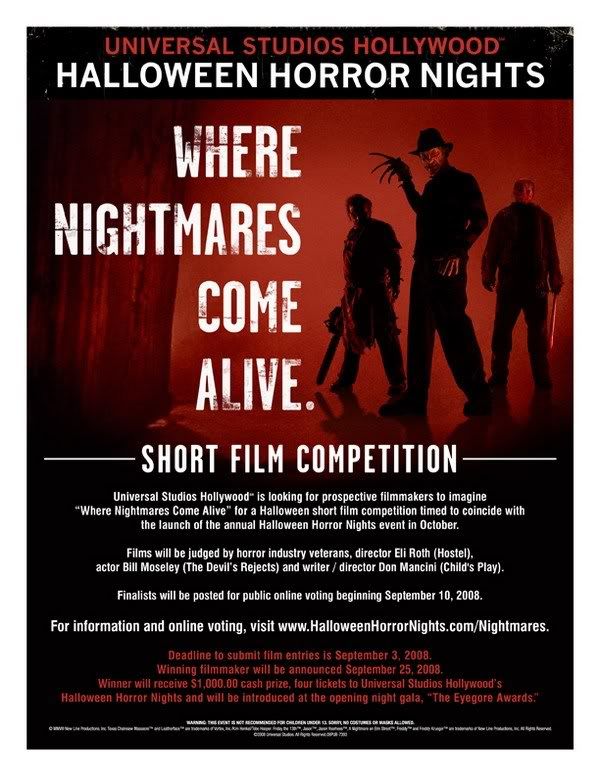 Halloween Horror Nights Short Film Competition