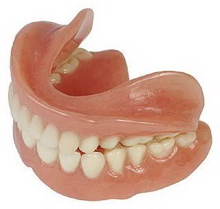 false teeth