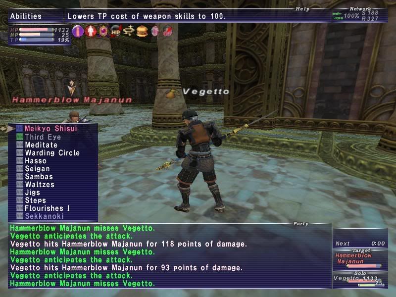 Hammerblow Majanun SAM/DNC Solo Guide. Credit to Vegetto FFXIclopedia Fandom