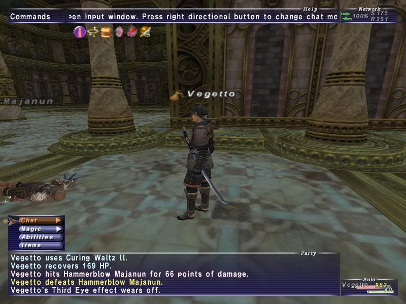 Hammerblow Majanun SAM/DNC Solo Guide. Credit to Vegetto Gamer Escape's Final Fantasy XI wiki