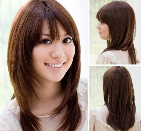 layered hairstyles for long straight hair. straight layered haircuts, medium length hair