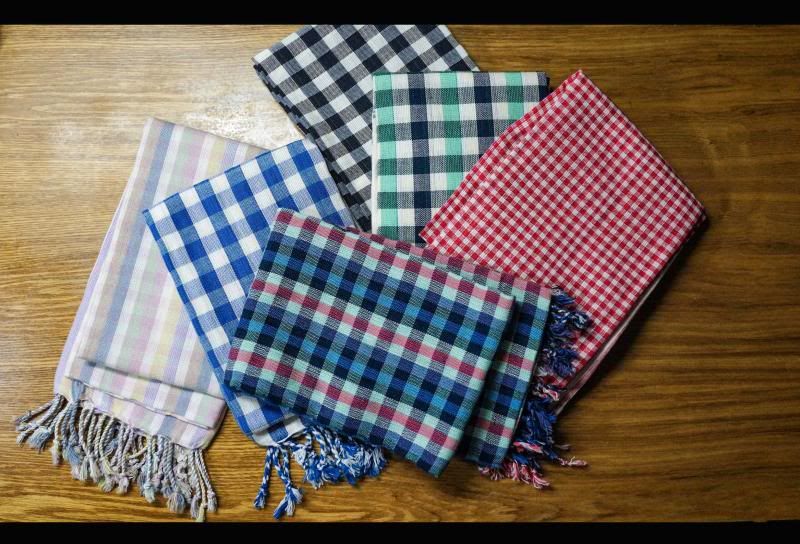 Bán Khăn Rằn Cambodia 100% Cotton . - 3