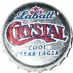 Labatt CRYSTAL COOL CLEAR LAGER f IX