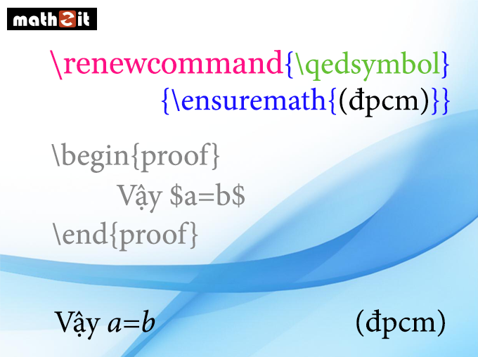 Renewcommand