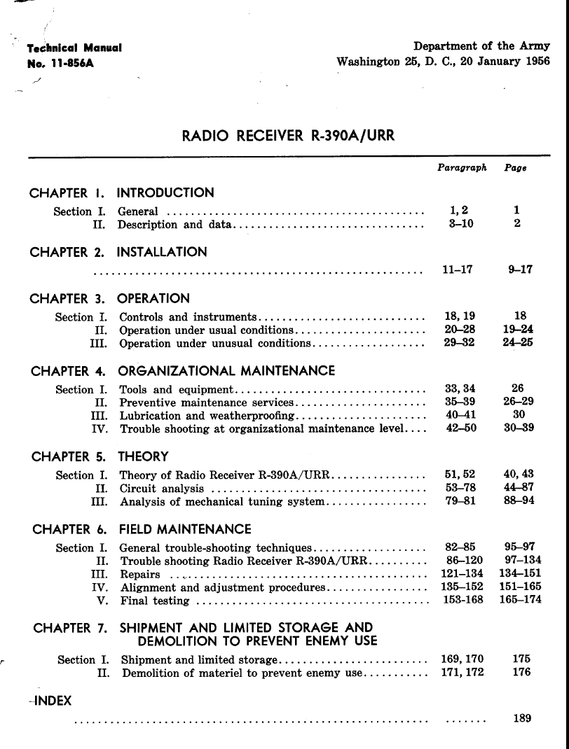 COLLINS R388 R398 R390 SERVICE MANUALS  