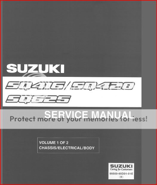 Free online service manuals? | Suzuki Forums