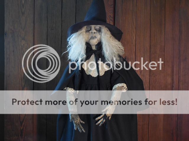 Primitive Folk-Art Original Cloth Doll Halloween Salem Witch *Goody ...