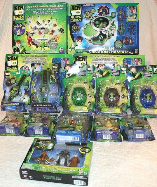 BEN 10 ALIEN FORCE NEW CREATION CHAMBER OMNITRIX FIGURE  