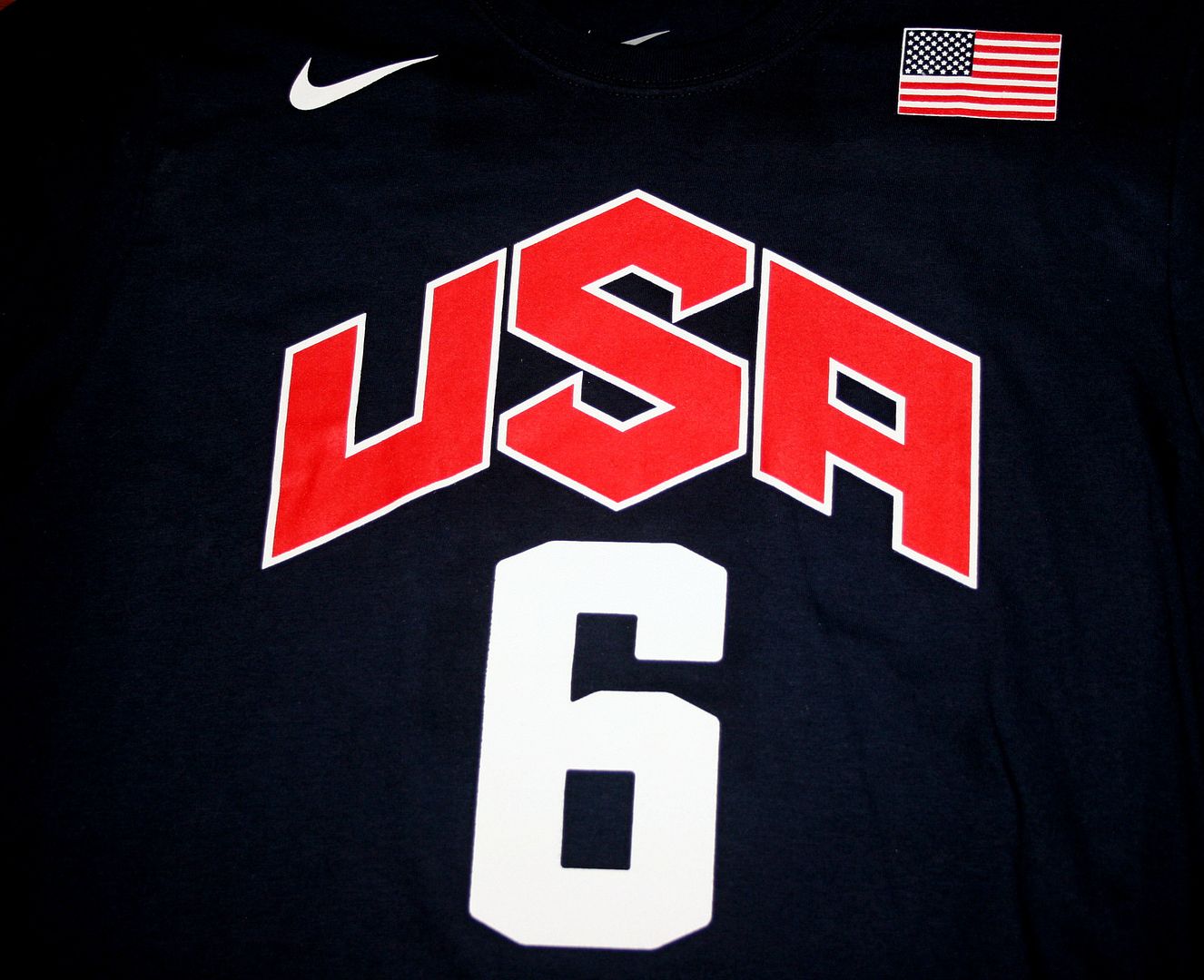 Nike Lebron James USA Basketball Jersey T Shirt Cap London Olympics Mens M