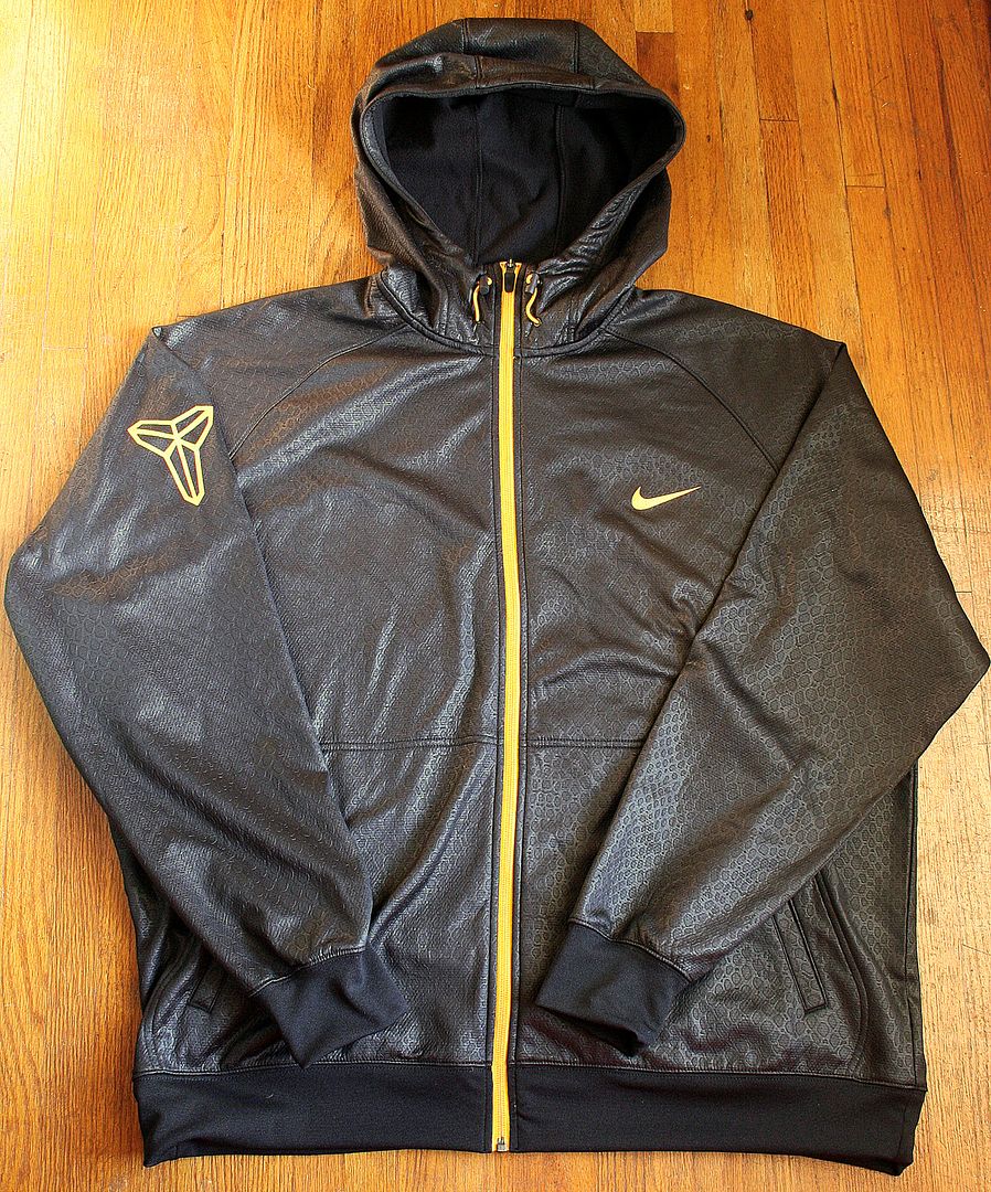 NIKE KOBE DIMENSION ZIP HOODIE MENS 2XL LAKERS SAMPLE  