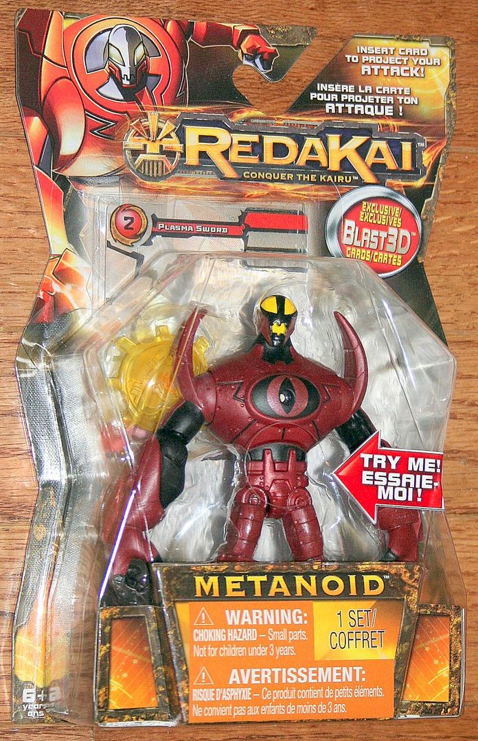 REDAKAI COMPLETE SET OF 7 FIGURES CHEMASTER METANOID SCARACHNOZ 