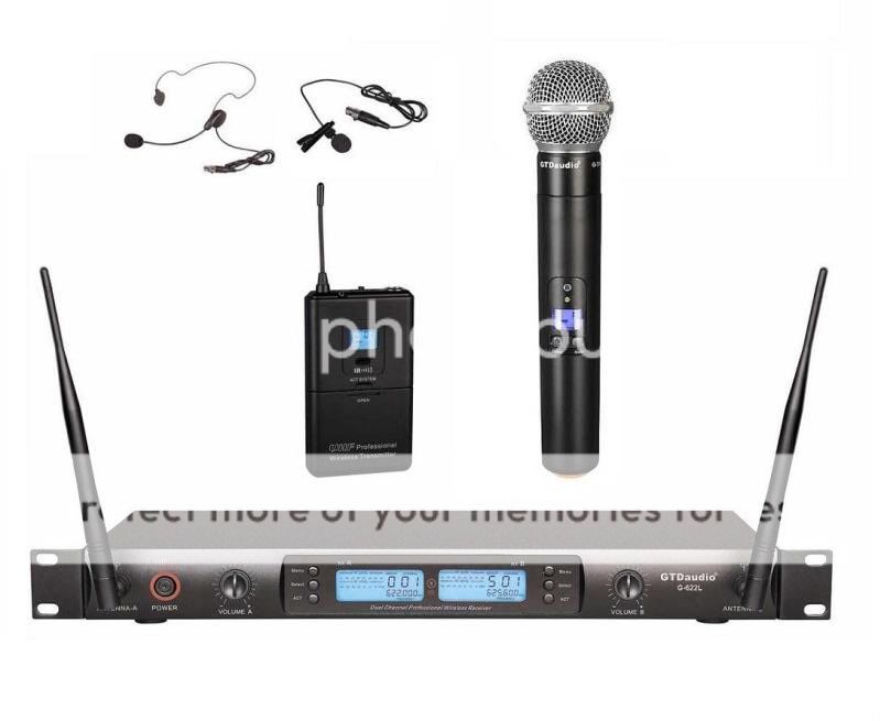 622H 200 Channel UHF PLL Microphone System