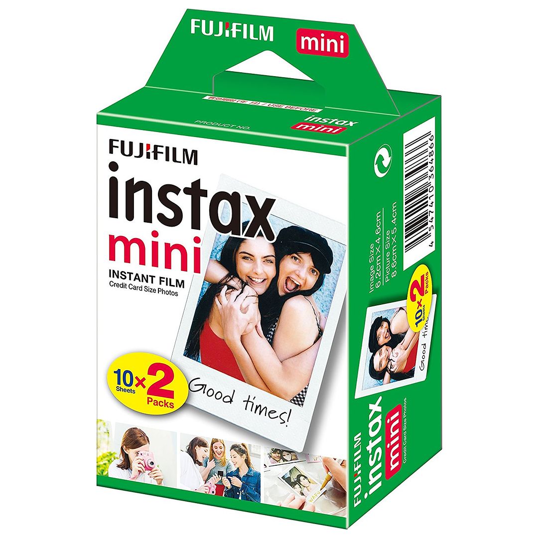 Fujifilm Polaroid Instant Camera Photos Instax Mini Film - Pack Of 20