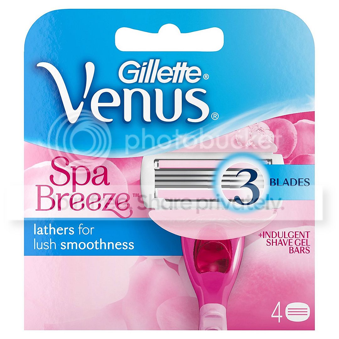 Gillette venus breeze spa blades 4s (7702018966783)