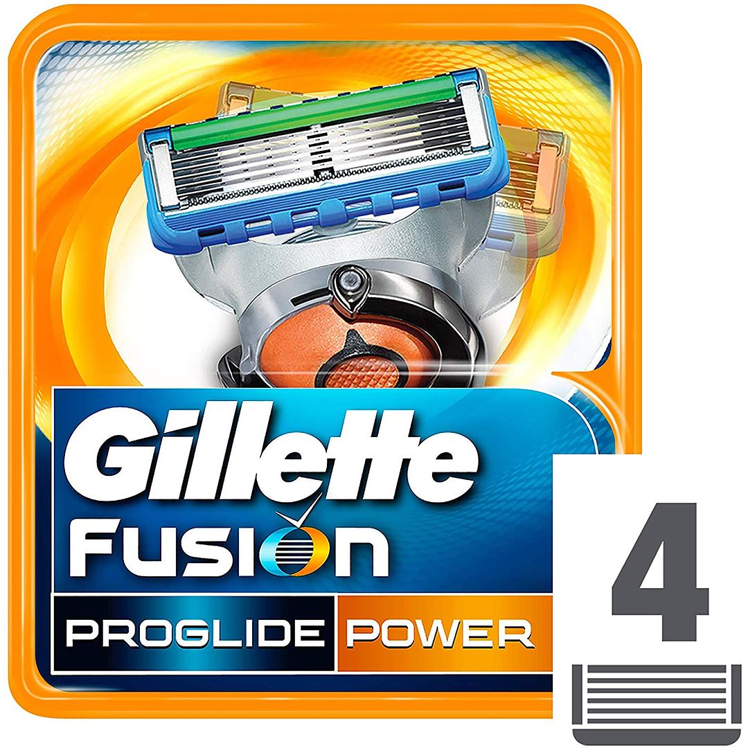 Gillette Fusion Proglide Power Razor Blades Pack Of 4 7702018851324 Ebay